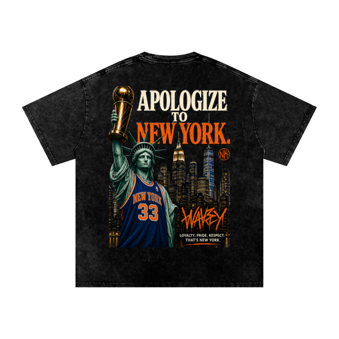KNICKS IN WHATEVER. Premium Vintage Streetwear Tee.